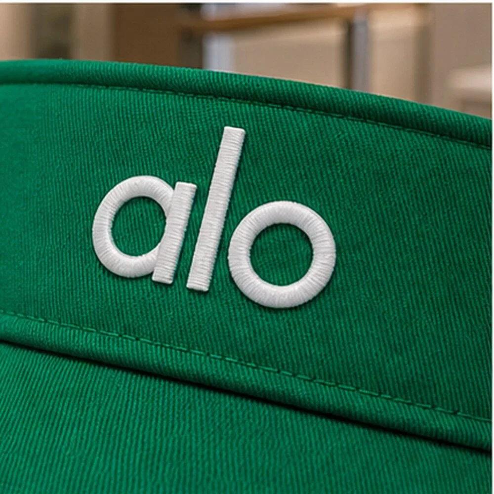ALO Yoga Green Summer Baseball Cap Hat Sporty